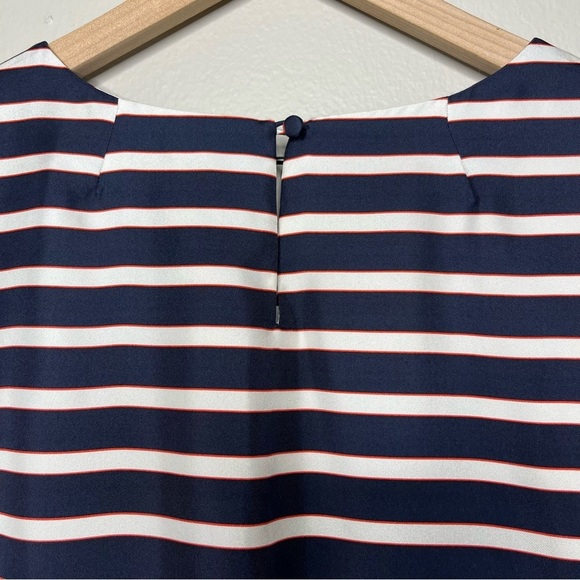 J. Crew Navy and White Striped Mini Dress💙❤️ - Picture 3 of 10